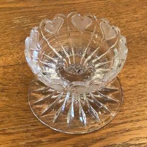 Crystal candle holder